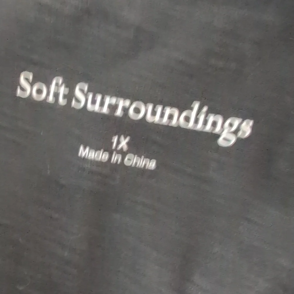 Soft Surroundings Black Short-Sleeve Button-Front Dress - Excellent Condition - Picture 5 of 7